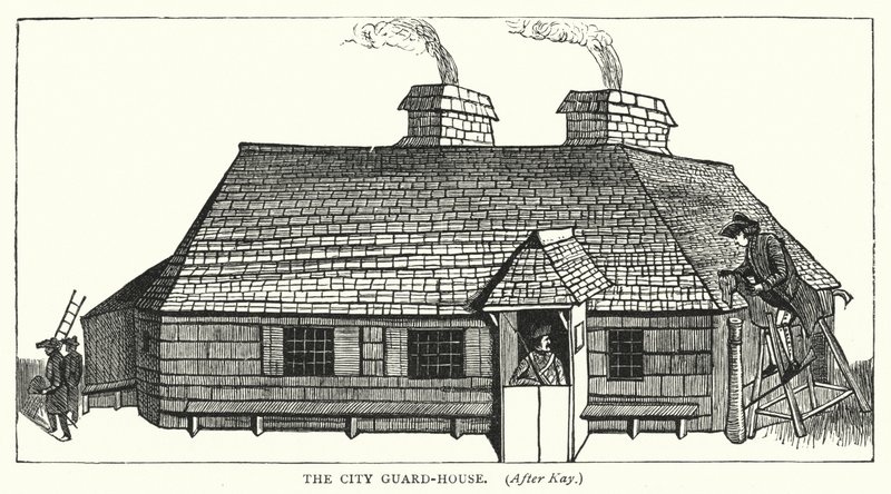 Stadsvakthuset (gravyr) av English School