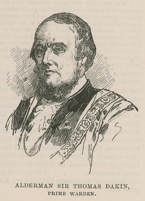 The City Guilds: The Fishmangers Company: Alderman Sir Thomas Dakin, Prime Warden av English School