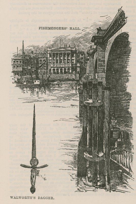 The City Guilds: The Fishmongers Company: Fishmongers Hall och Walworths Dagger av English School