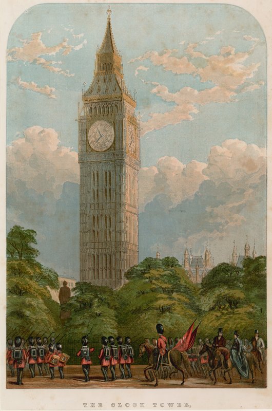Klocktornet, Westminster, London av English School