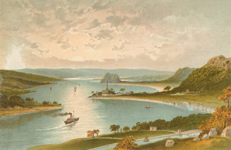 The Clyde från Dalnotter Hill av English School