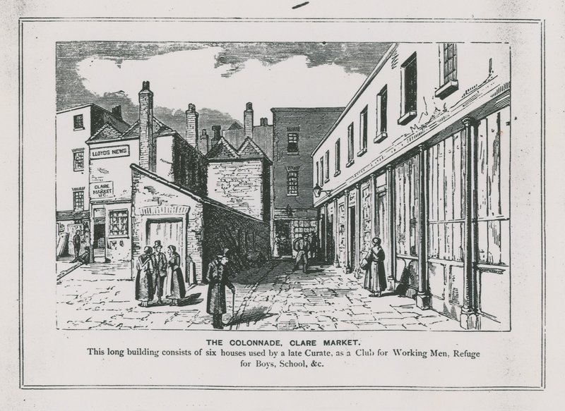 Kolonnaden, Clare Market, London av English School