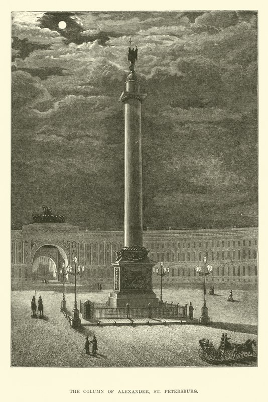 Alexanders kolumn, St Petersburg av English School
