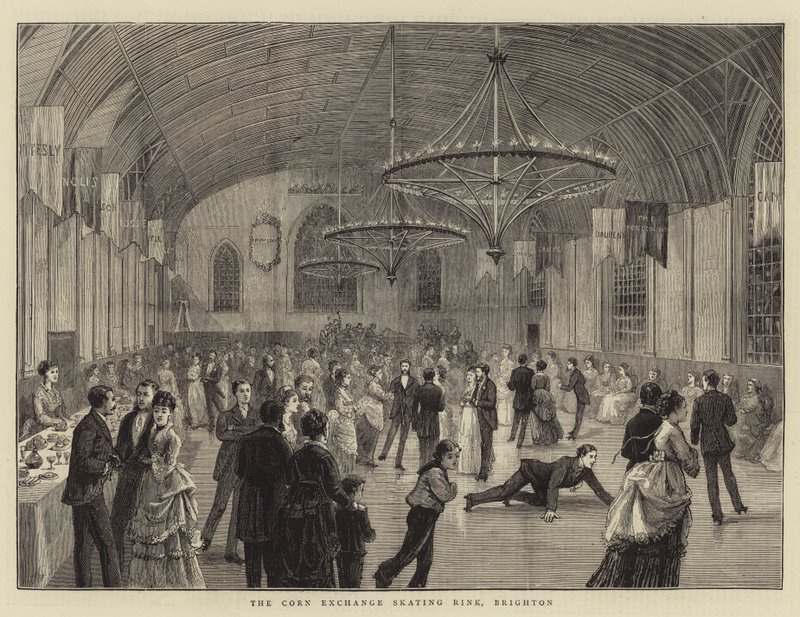 The Corn Exchange Skating Rink, Brighton (gravyr) av English School