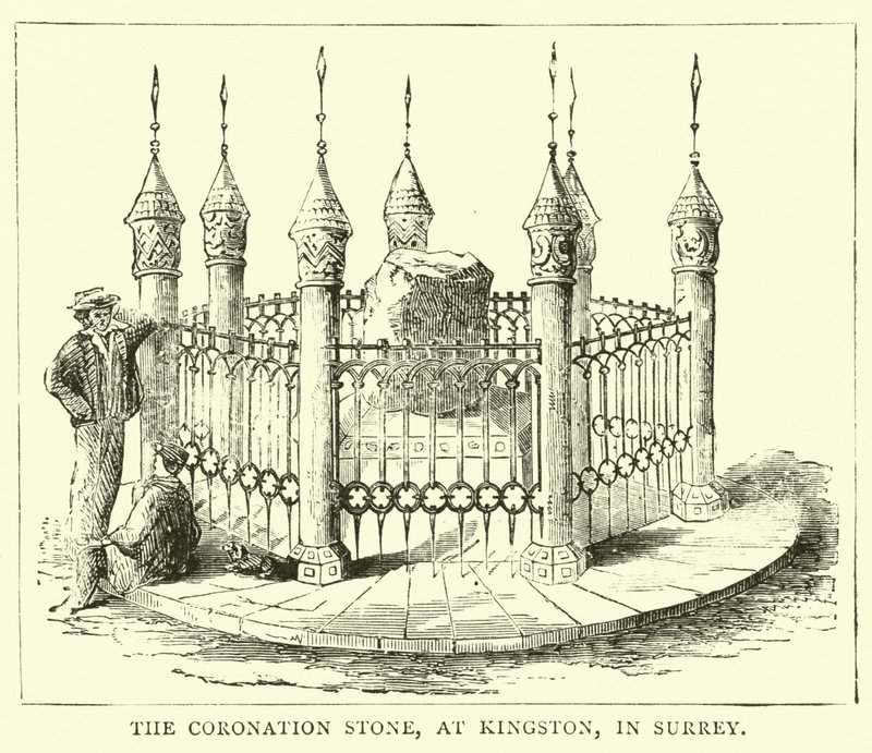 The Coronation Stone, i Kingston, i Surrey av English School