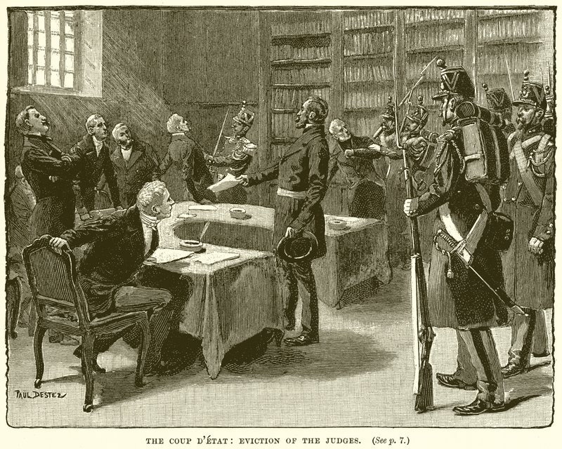 The Coup Detat: Vräkning av domarna av English School