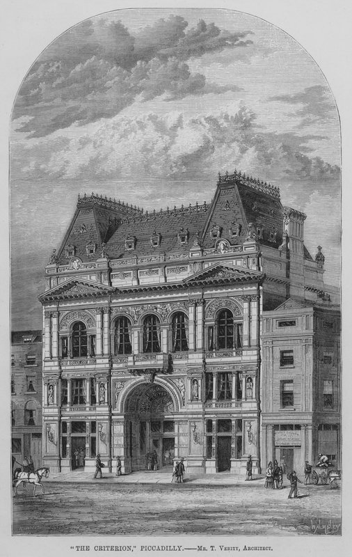 "Kriteriet," Piccadilly (gravyr) av English School