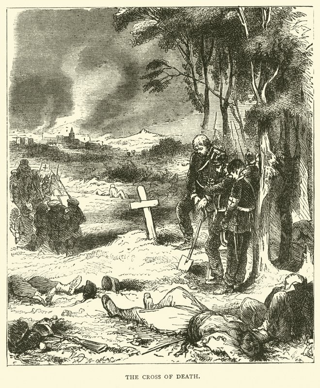Dödens kors, september 1870 av English School