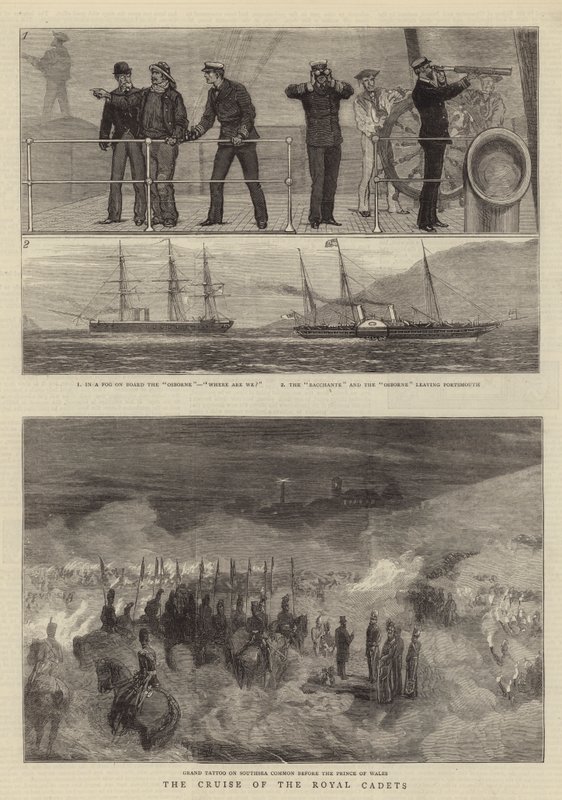 The Cruise of the Royal Cadets (gravyr) av English School