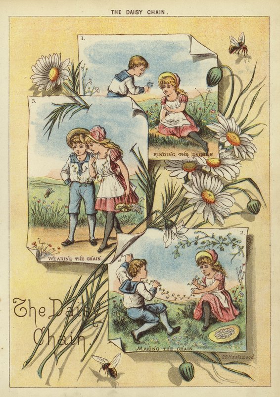 The Daisy Chain (chromolitho) av English School