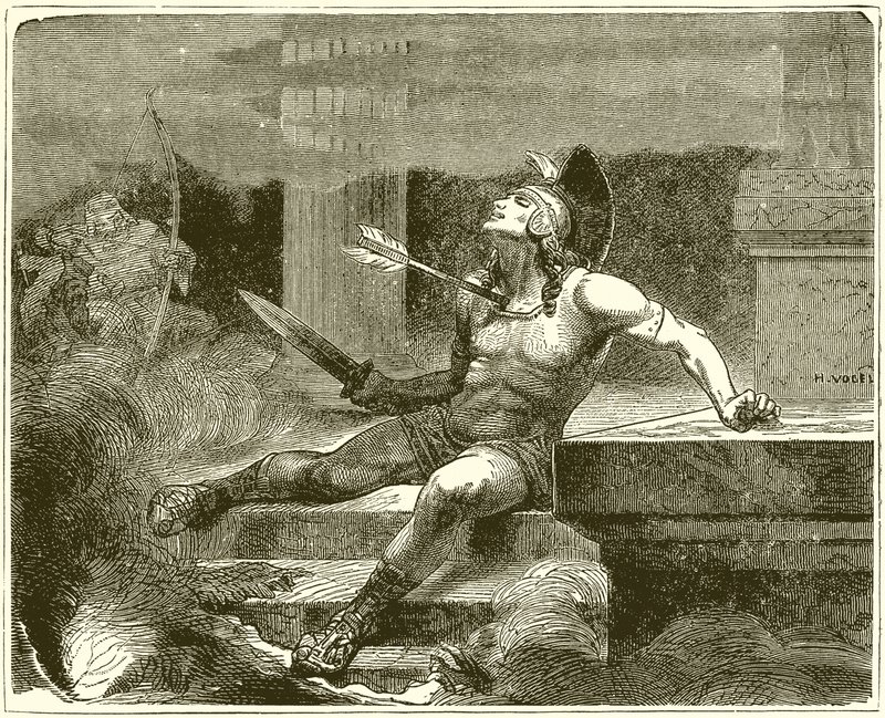 Alcibiades död av English School