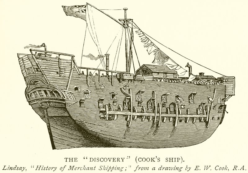 Upptäckten (Cooks Ship) av English School