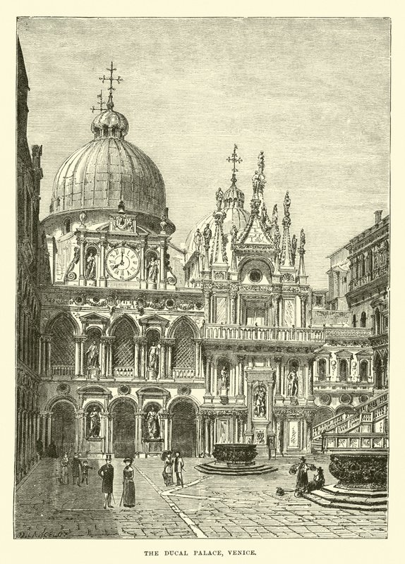 Ducal Palace, Venedig av English School