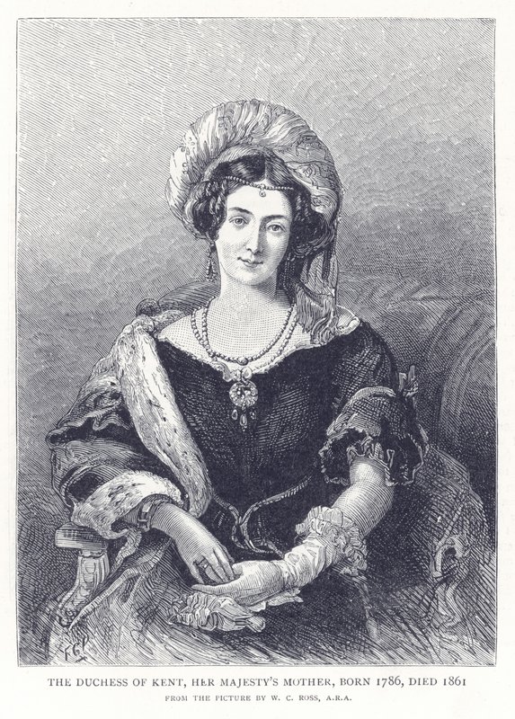 Hertiginnan av Kent, Hennes Majestäts Moder, född 1786, död 1861 av English School