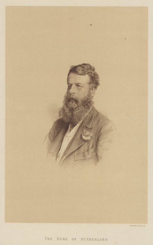 Hertigen av Sutherland (litho) av English School