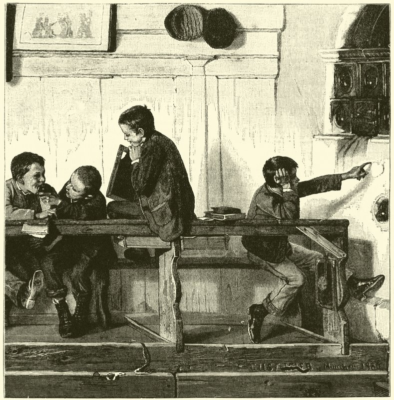 Dunces-bänken av English School