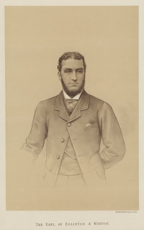 Jarlen av Eglinton och Winton (litho) av English School