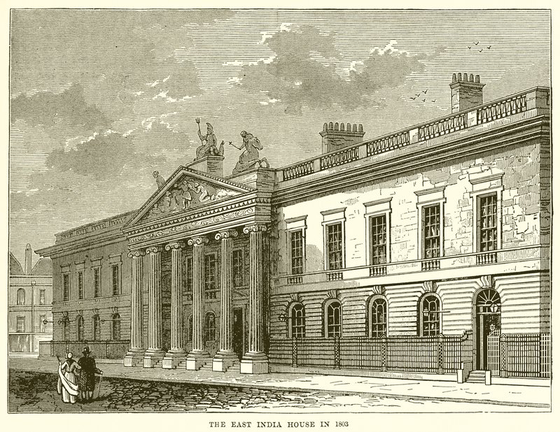 Ostindiska huset 1803 av English School