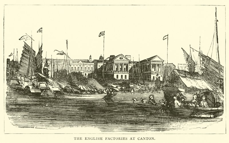 De engelska fabrikerna i Canton av English School