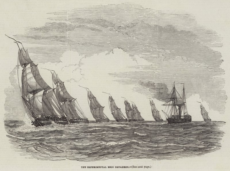 The Experimental Brig Squadron (gravyr) av English School