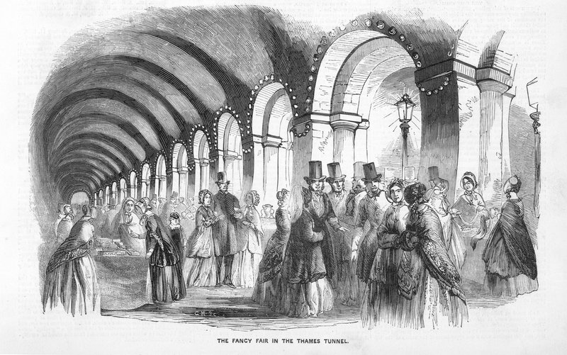Fancy Fair i Thames Tunnel av English School