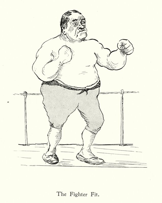 Fighter Fit; Ofta är det bitaren som biter (litografi) av English School