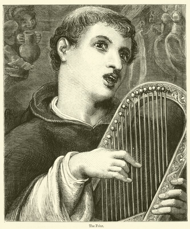 The Friar (gravyr) av English School