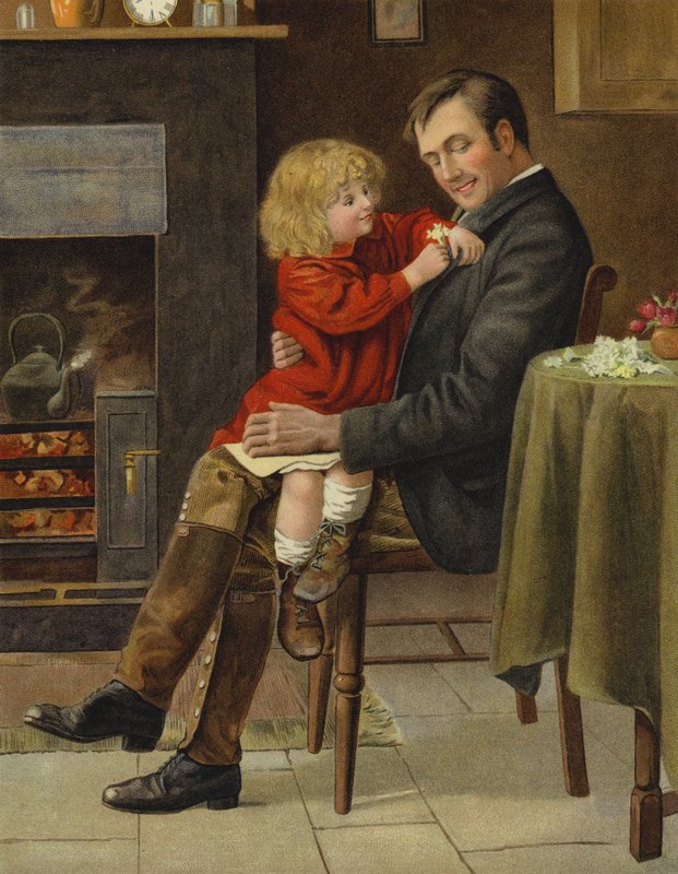 Viltmästarens dotter (chromolitho) av English School