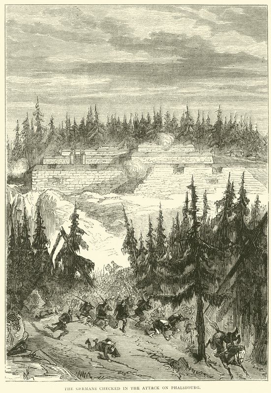 Tyskarna kontrollerade attacken mot Phalsbourg 1871 av English School