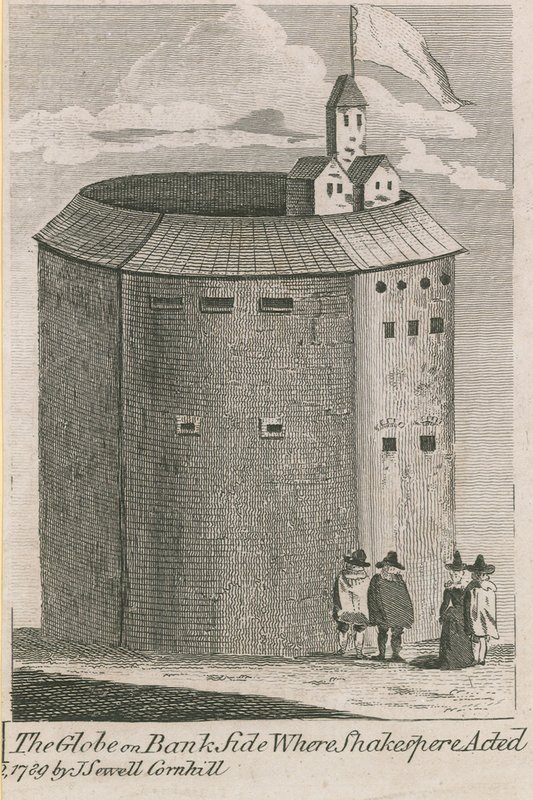 The Globe on Bankside, London, där William Shakespeare agerade av English School