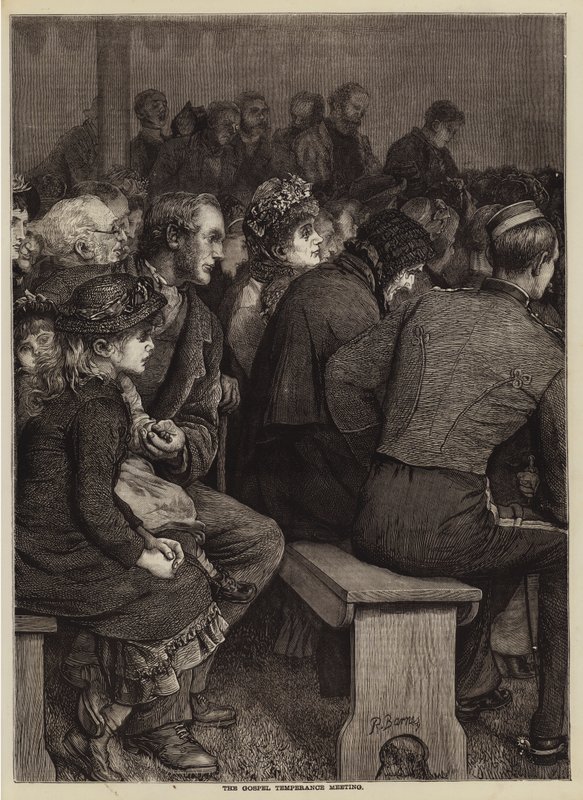 The Gospel Temperance Meeting (gravyr) av English School