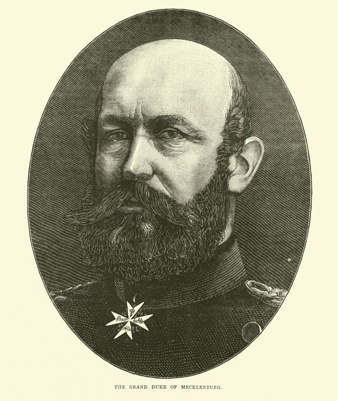 Storhertigen av Mecklenburg, september 1870 av English School