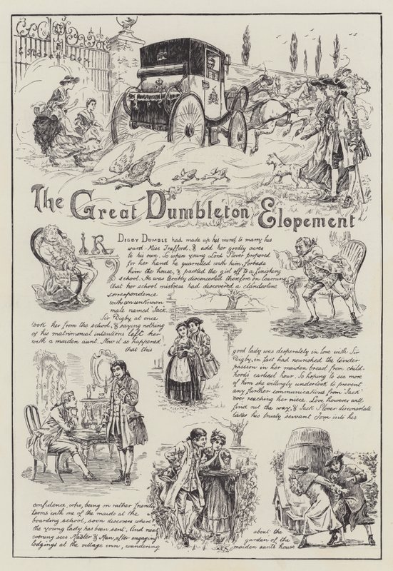 The Great Dumbleton Elopement (gravyr) av English School