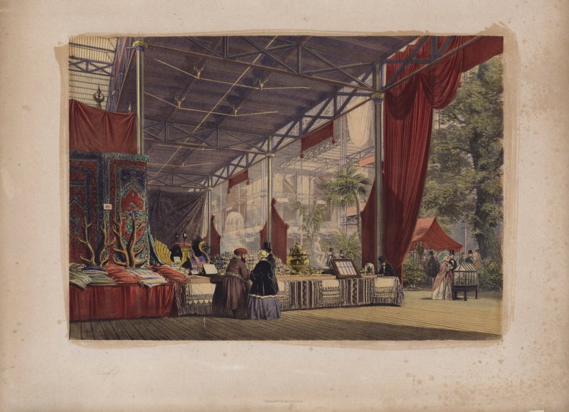 Den stora utställningen 1851, Turkiet nr 1 (färgad gravyr) av English School