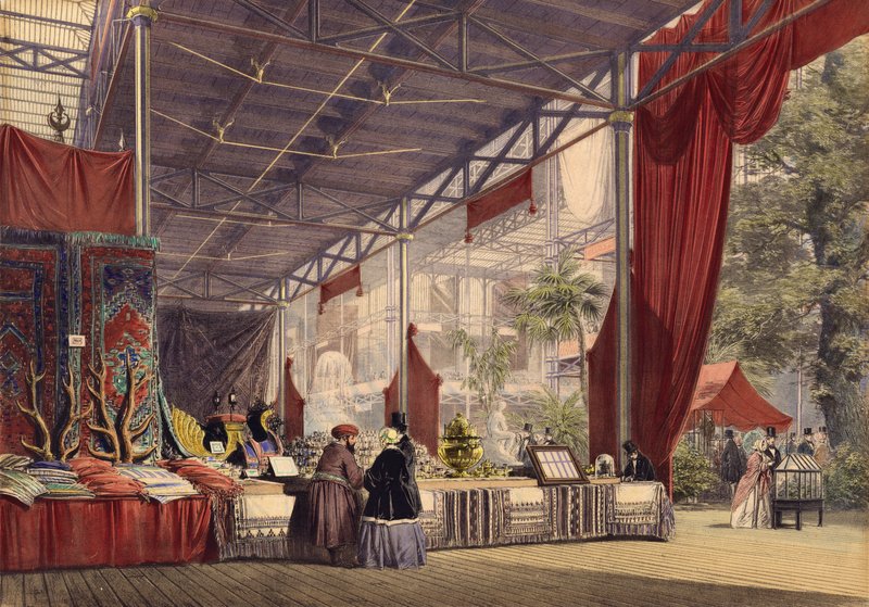 Den stora utställningen 1851, Turkiet nr 1 (färgad gravyr) av English School
