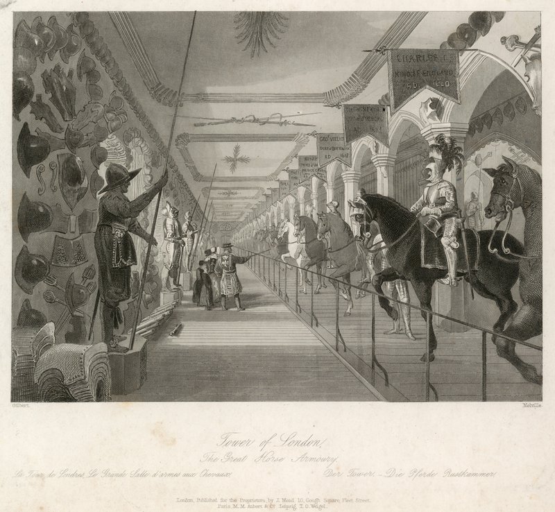 The Great Horse Armory vid Towern i London av English School