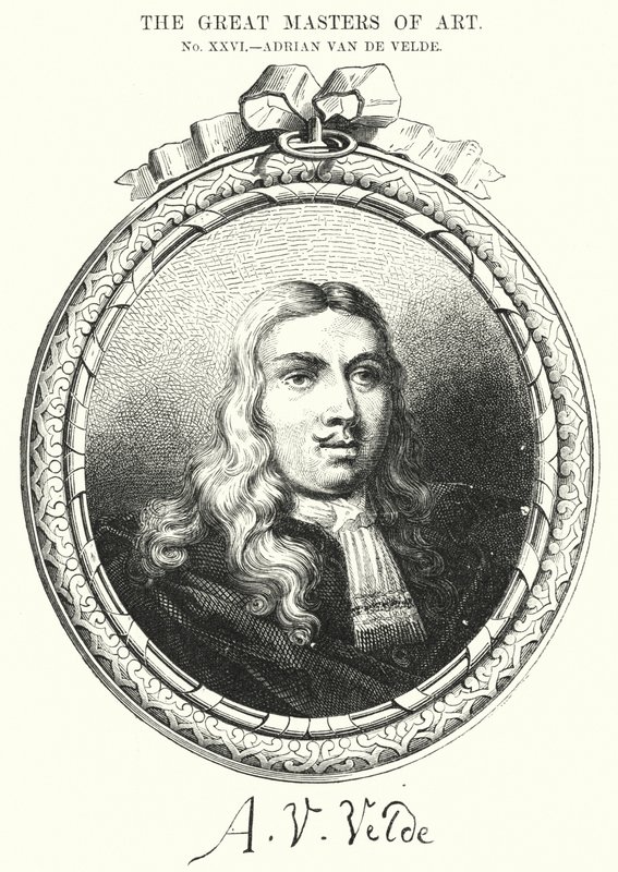 The Great Masters of Art, Adrian Van de Velde (gravyr) av English School