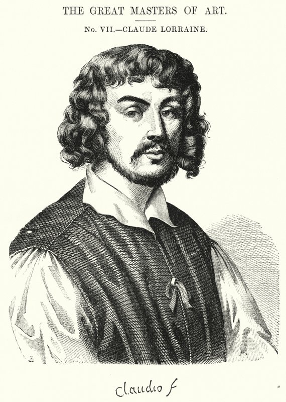De stora mästarna i konst, Claude Lorraine (gravyr) av English School