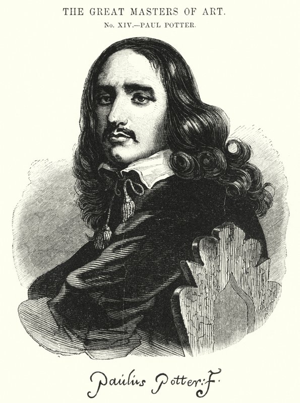 The Great Masters of Art, Paul Potter (gravyr) av English School