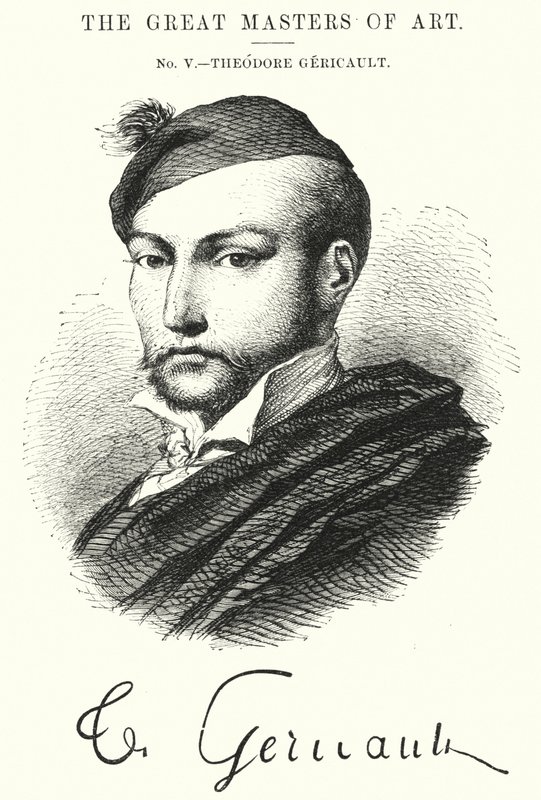 De stora mästarna i konst, Theodore Gericault (gravyr) av English School