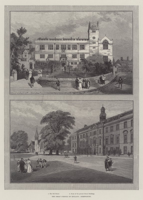 The Great Schools of England, Shrewsbury (gravyr) av English School