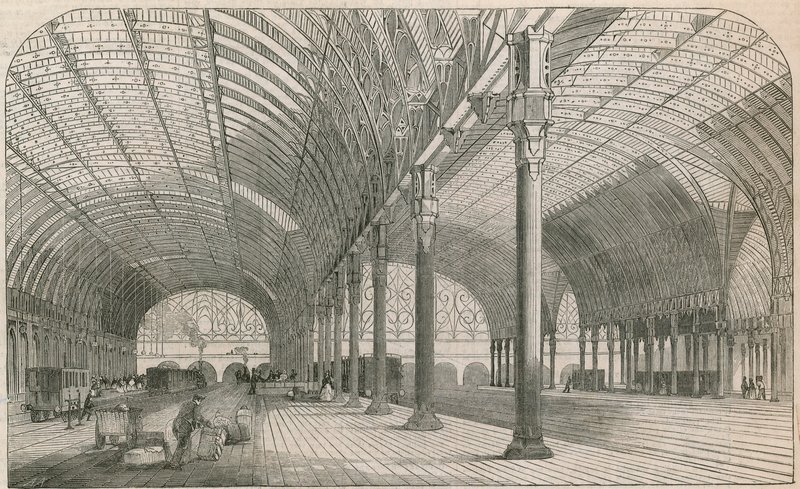Great Western Railways nya ändstation i Paddington av English School