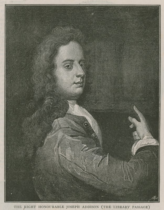 Den ärade Joseph Addison av English School