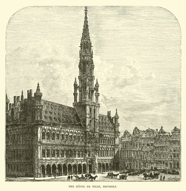 Hotel de Ville, Bryssel av English School