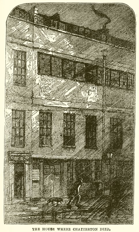 Huset där Chatterton dog av English School