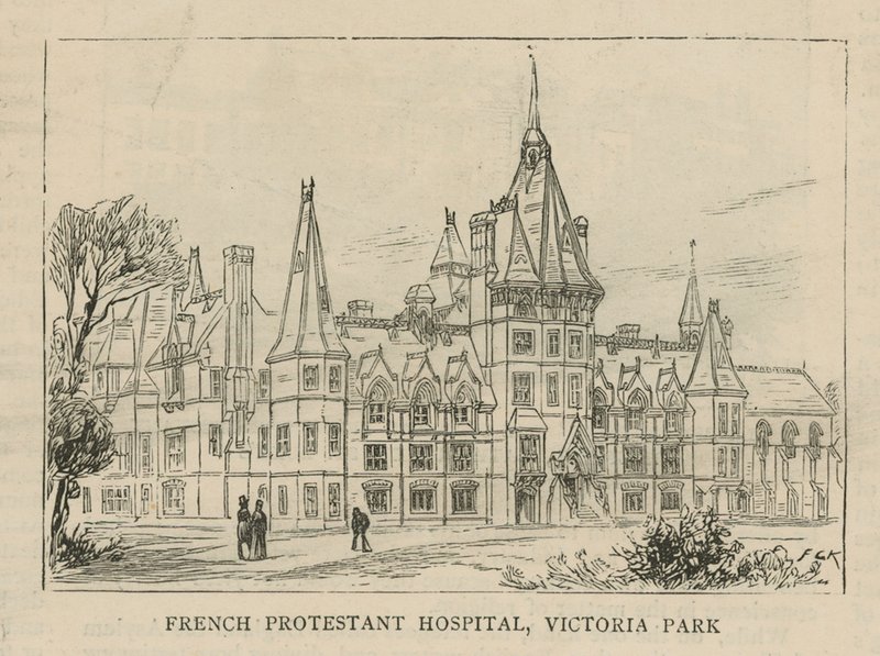 Hugenotterna i England: Franska protestantiska sjukhuset, Victoria Park av English School