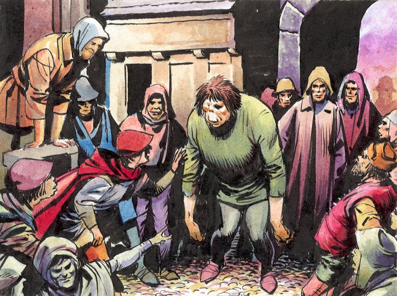 Den hunchback i Notre Dame av English School