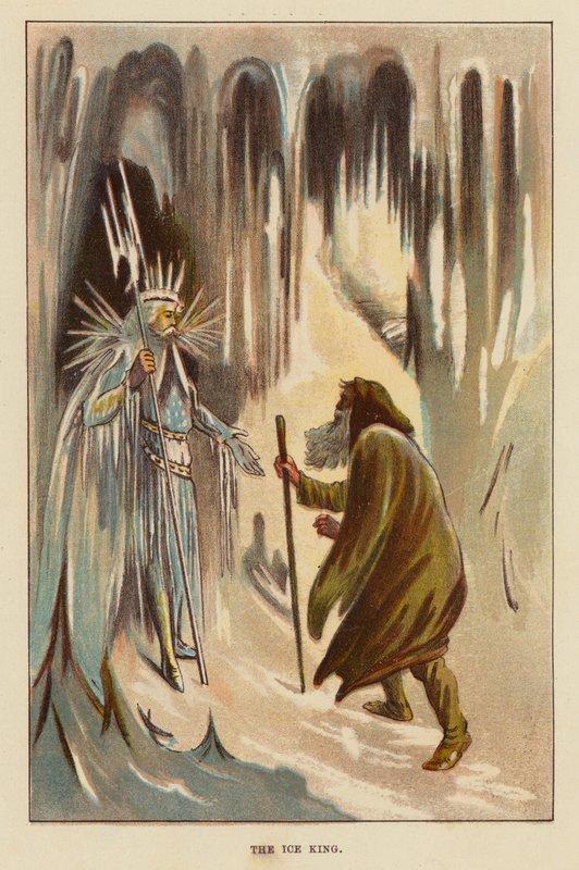 The Ice King (färg litho) av English School