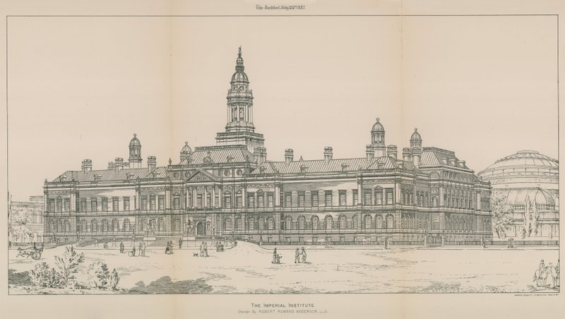 Imperial Institute: Design av Robert Rowand Anderson av English School