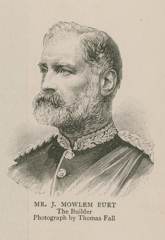 Imperial Institute: Mr J Mowlem Burt, byggaren av English School
